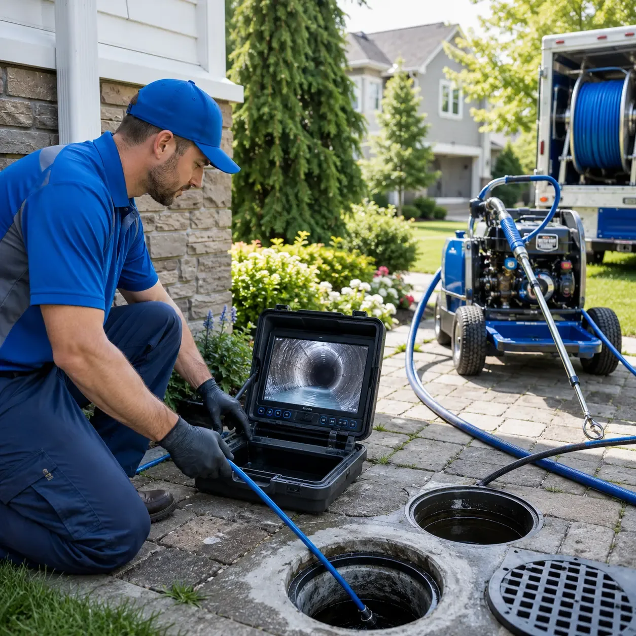 Outdoor drain cleaning professionals serving Bay City, MI